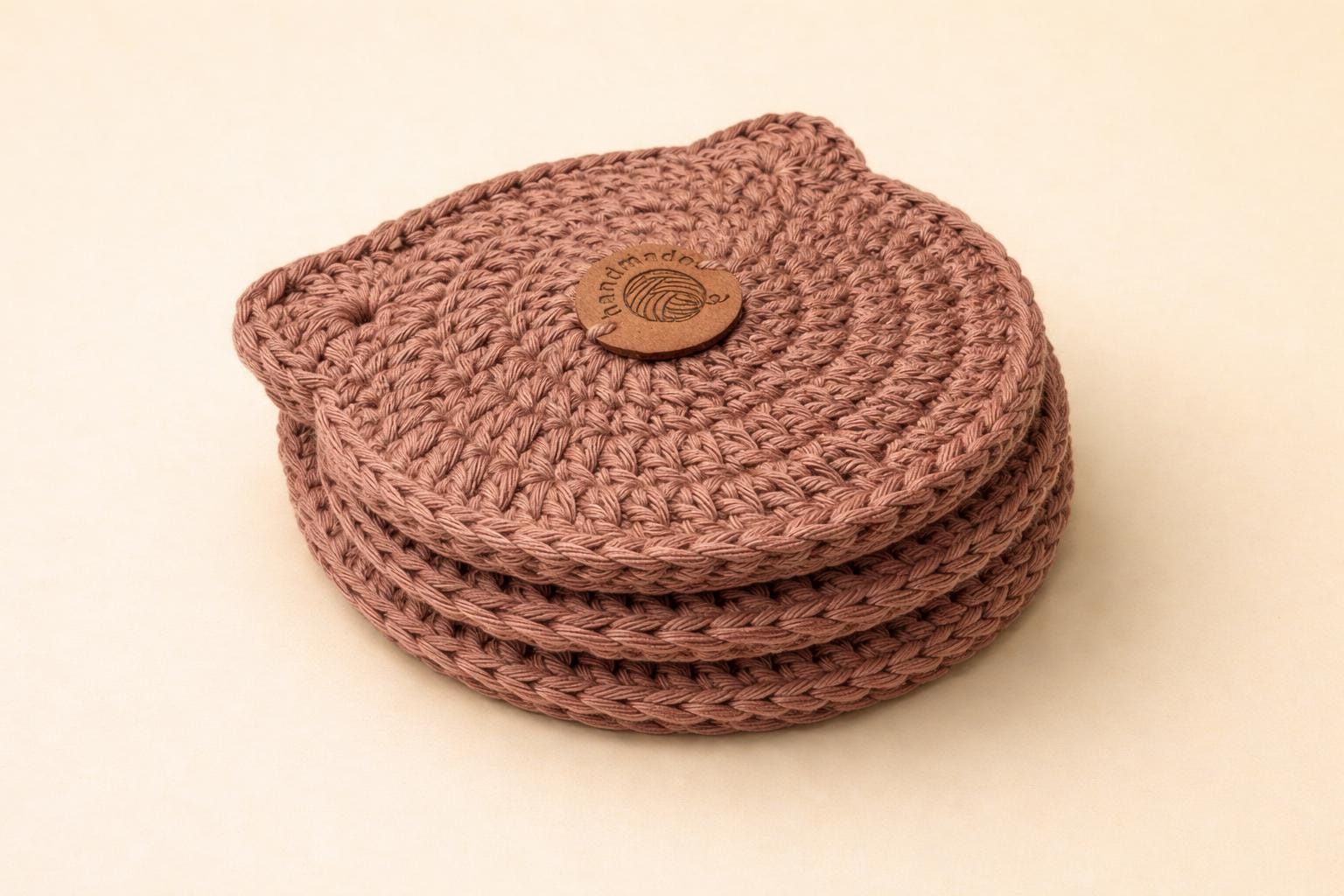 Gehäkelter-Katzen-Untersetzer / Wohnkultur / Geschenk / Katzen