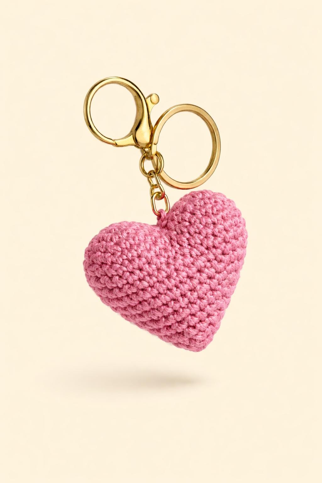 Heart Amigurumi Keychain / Keyring / Gift / Cute / Heart / Valentine's Day