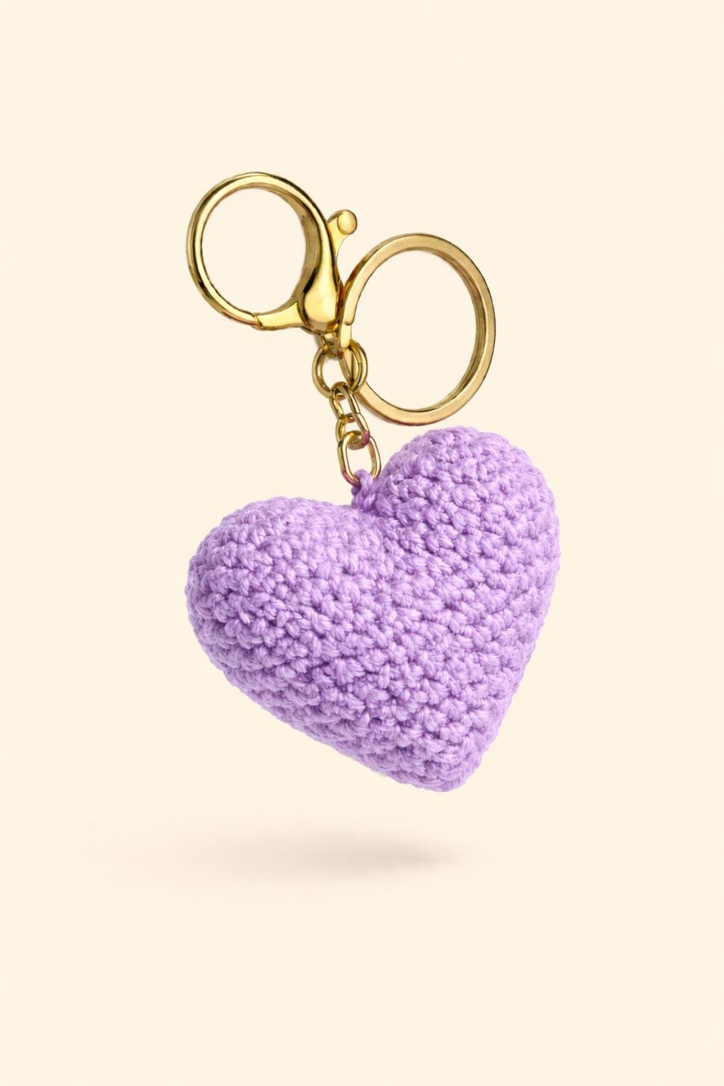 Heart Amigurumi Keychain / Keyring / Gift / Cute / Heart / Valentine's Day